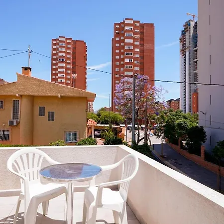 Casa Mya Con Terreno Privado Y Parking Compartido - A 800m De Playa Poniente * 貝尼多姆